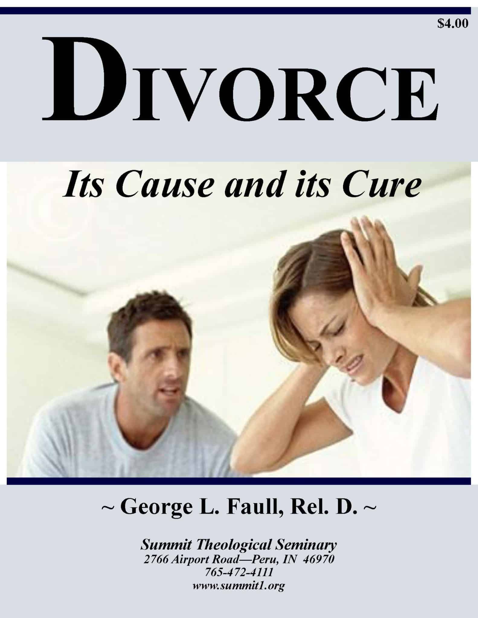 Divorce: Its Cause and Its Cure Booklet – Summit Store