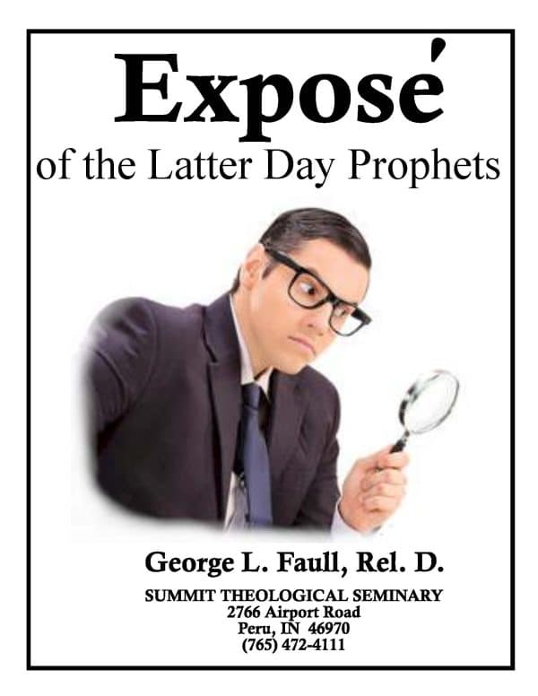 Expose of the Latter Day Prophets Lectures