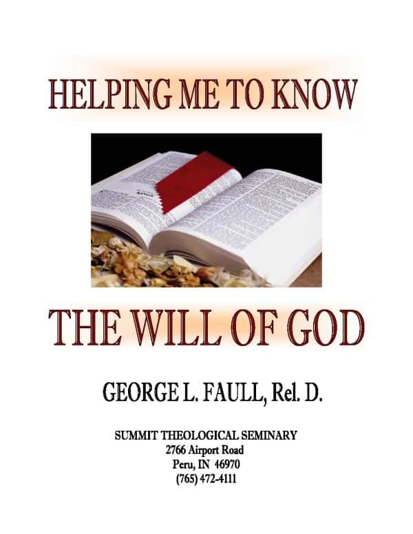 Helping Me to Know the Will of God Lectures